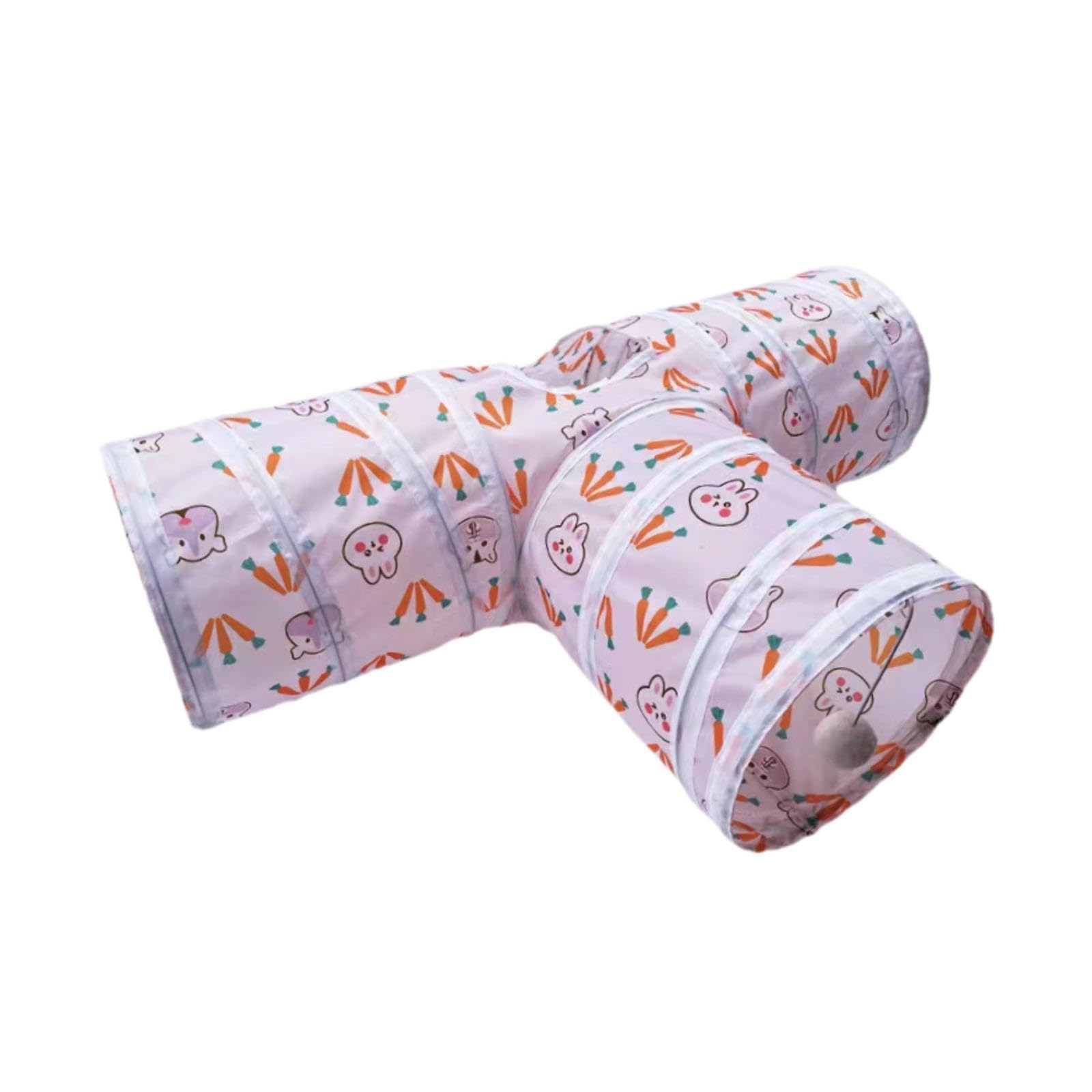 Atorse Pet Cat Tunnel Tube With Ball 3 Way Funny Peeking Hole Toy For Puppy Dogs Kitty|Pet Supplies | Cat Supplies | Toys