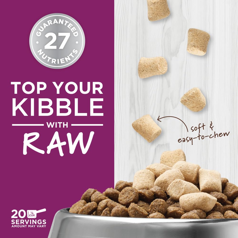 Instinct Raw Boost Mixers, Freeze Dried Cat Food Toppers with Functional Ingredients, Grain Free, Real Beef - Multivitamin for A