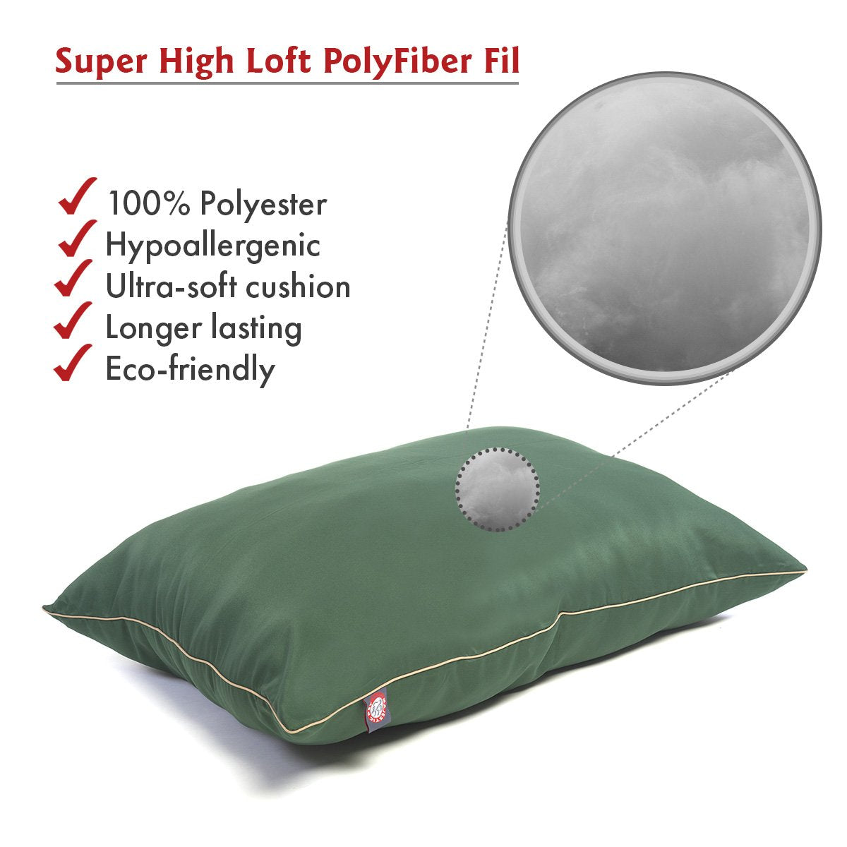 28X35 Green Super Value Pet Dog Bed By Majestic Pet Products Medium