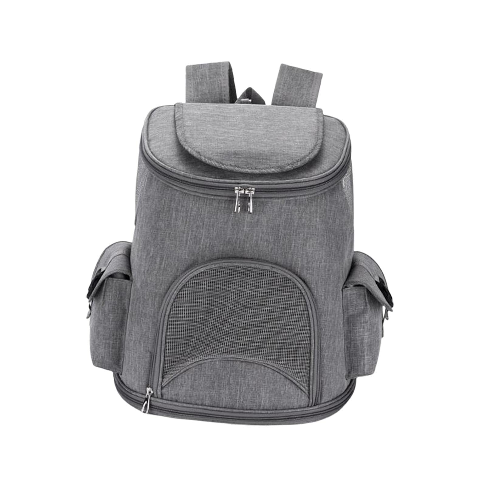 ATORSE Pet Carrier Backpack Adjustable Strap Pet Travel Bag for Camping Outdoor Dog Grey 14lb|Pet Supplies|Dog Supplies|Carriers