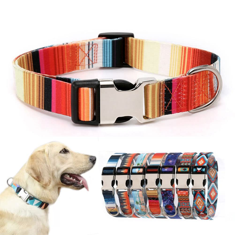 Soft Durable Dog Collar With Metal Buckle, Quick Release Puppy Collars Adjustable For Small Medium Large Pet Dogs And Kitten Cat