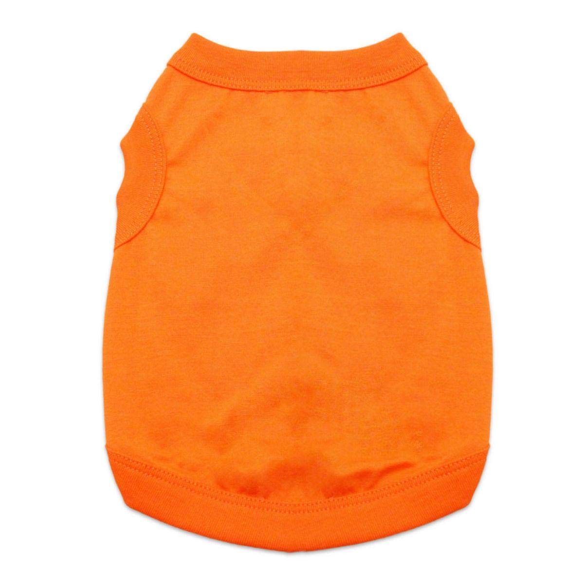DOGGIE DESIGN Cotton Dog Tank Sunset Orange