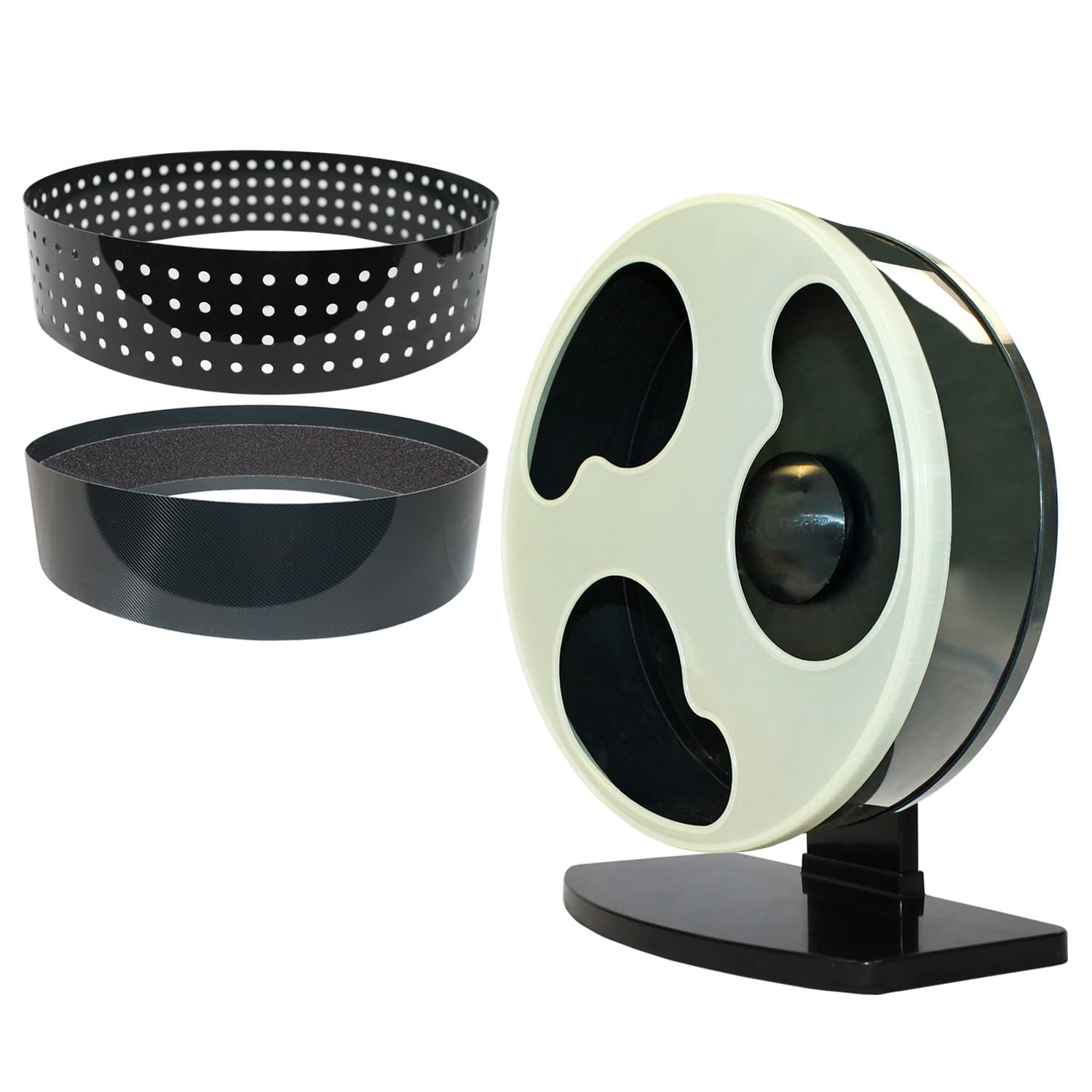 Silent Runner Glow Wheel - 12'' Regular - Exercise Wheel (Wheel + Autoclean Track + Sandy Track)