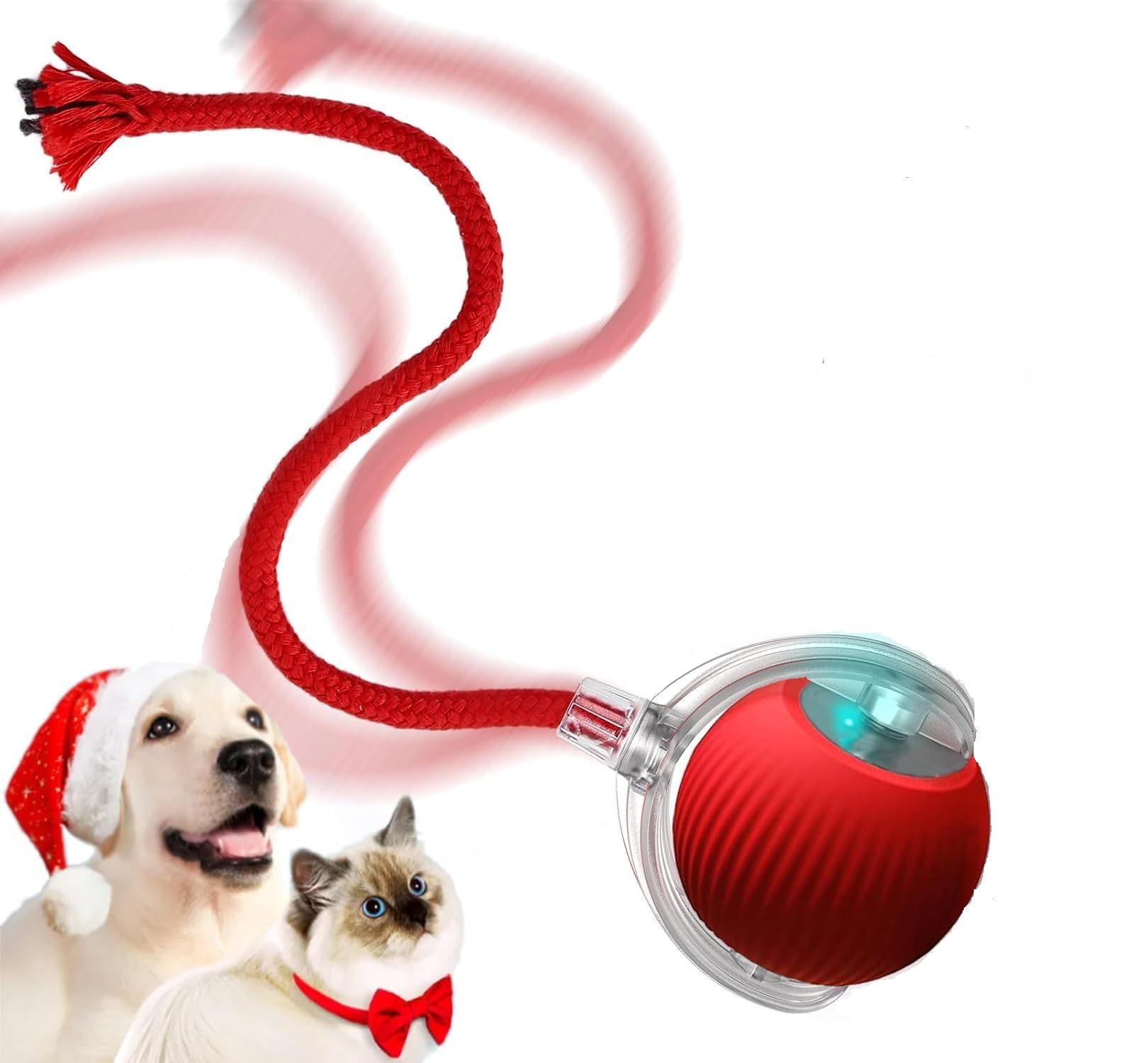 Emily Pets Interactive Cat Toy Ball For Indoor Cats  Motorized Automatic Rolling Ball With Motion Sensor, MotionActivated Pet 