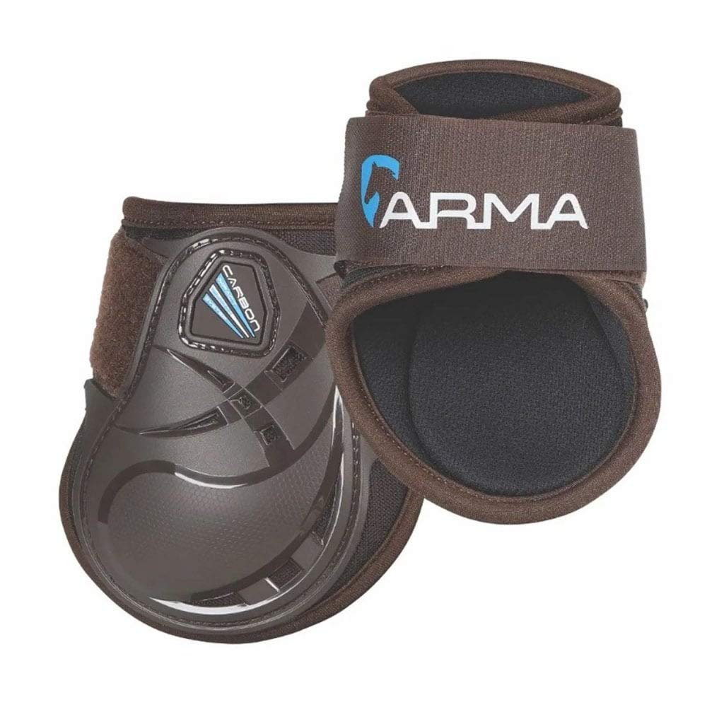 Shires Arma Carbon Fetlock Boots (Brown, Full)