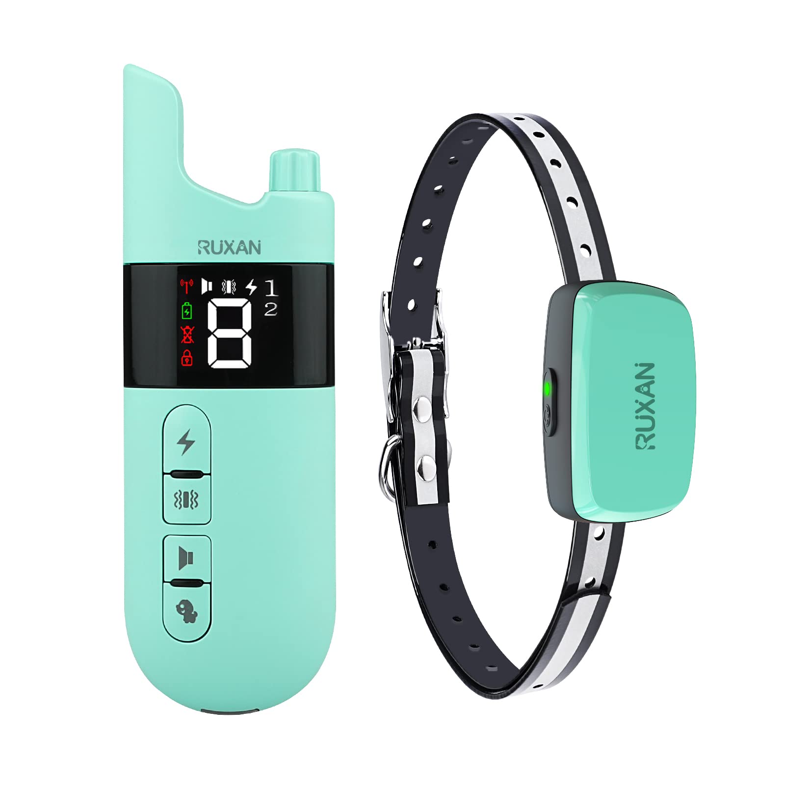 RUXAN Dog Training Collar with Remote,Dog Shock Collar for with Beep Vibration Shock,Dog Shock Collar, Rechargeable Waterproof S