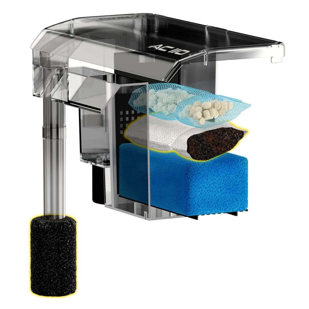 Fluval - Clear for AC70/AC110 Power Filter, 10.8 oz / 310 g, 2-Pack - Improves Fish Health, for Use in Freshwater & Saltwater Aq