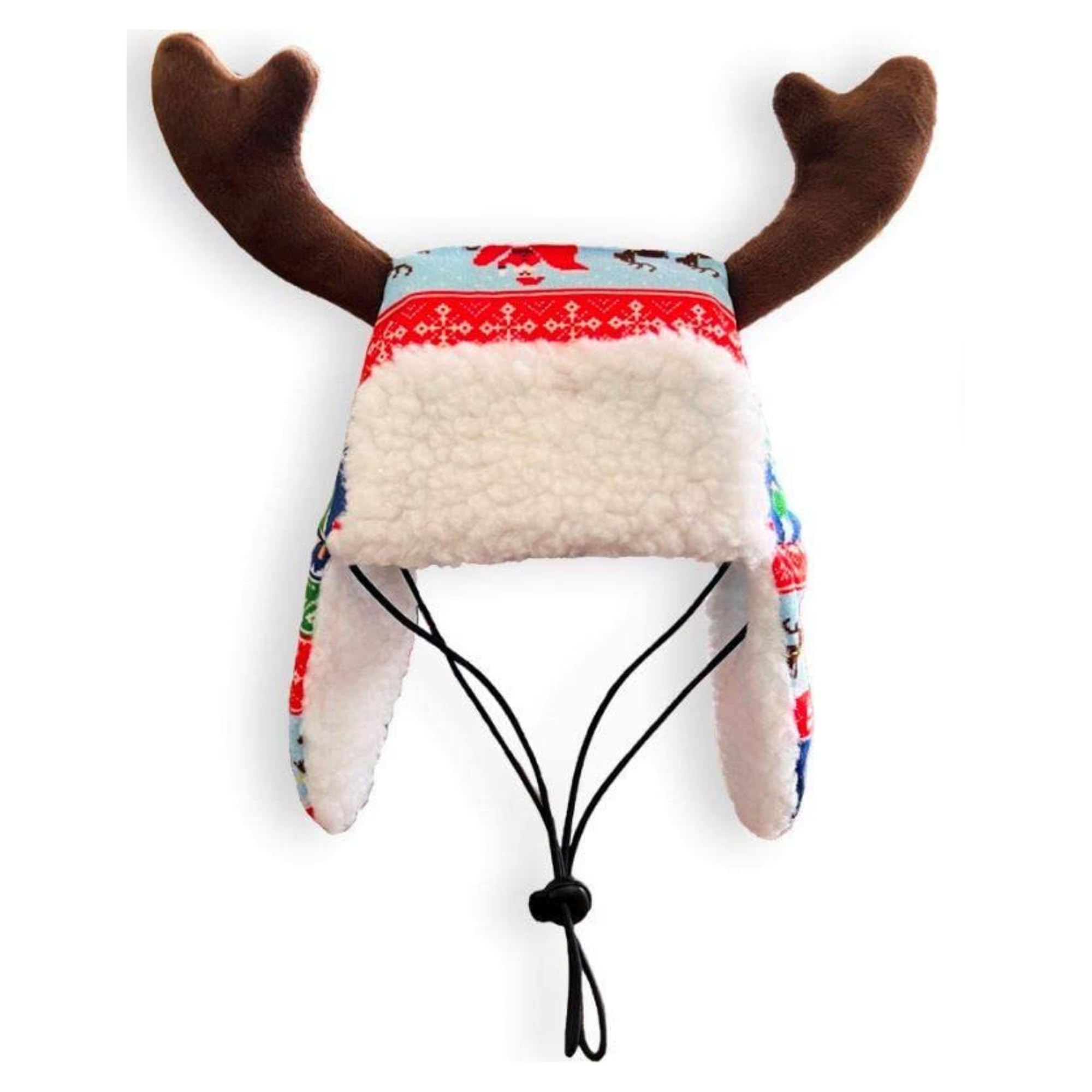 Huxley & Kent Pet Hat | Ugly Sweater Antler (Medium) | Fun Christmas Holiday Hat For Dogs/Cats | Cute, Comfortable And Fun | Snu