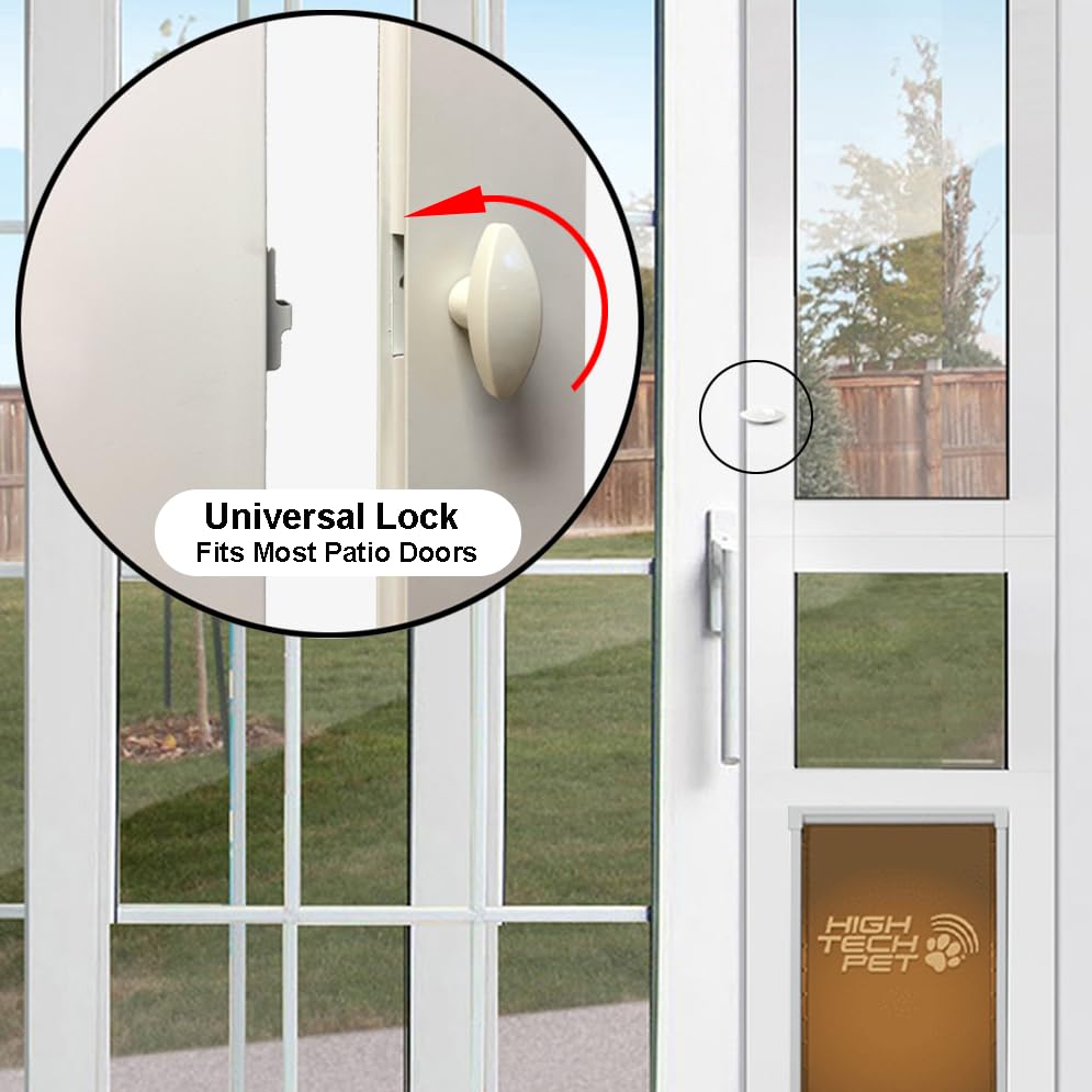 High Tech Pet Duraflex Premium Patio Pet Doors (Regular Height, Extra Large)