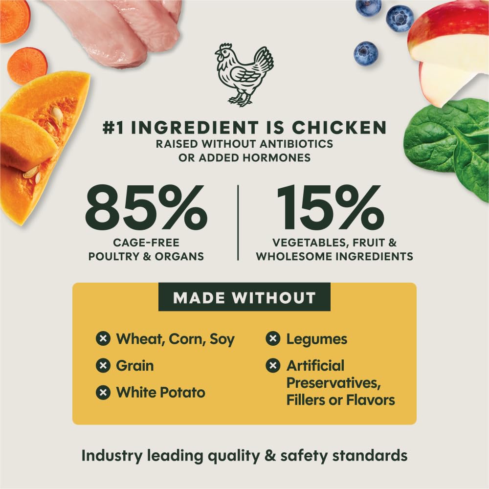 Instinct Freeze Dried Raw Meals, Natural Dry Dog Food, Grain Free - Cage Free Chicken, 14 oz. Bag