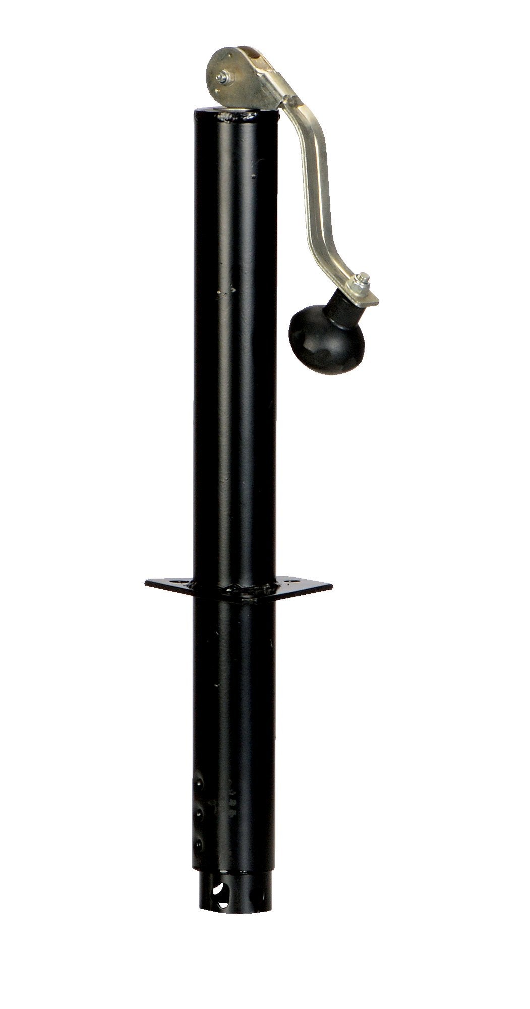 Vestil CT-02 Steel Top Crank Trailer Jack 5 in. x 9-3/4 in. x 26 in. 2000 Lb. Capacity Black
