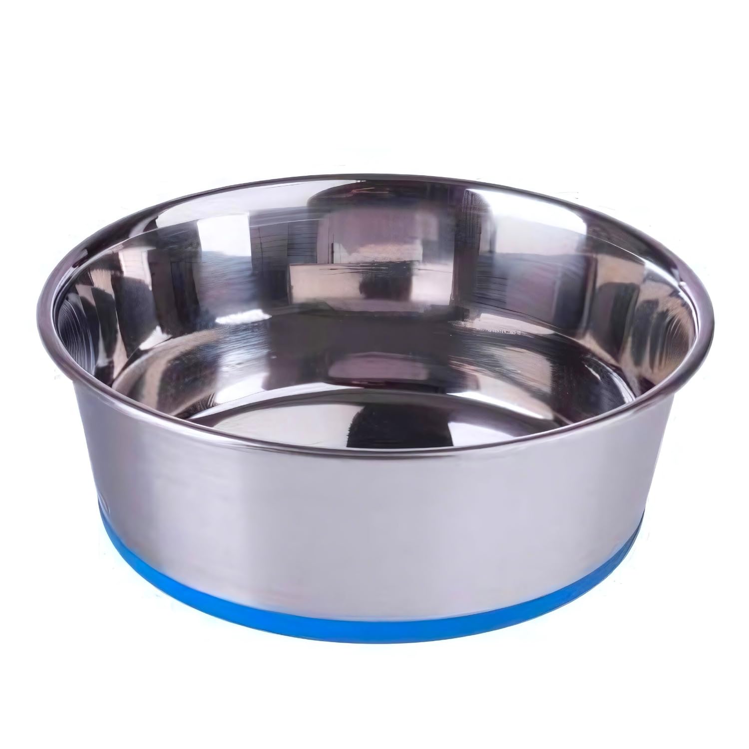 Pets Empire Stainless Steel Dog Bowl With NonSlip Silicone Base, 4000 Ml, Heavy Duty Food & Water Bowl For Large & Extra Large 