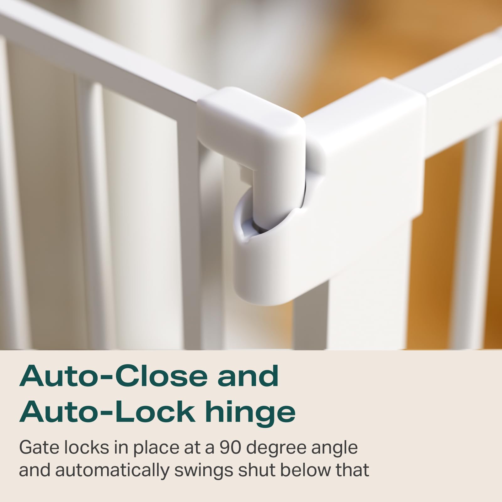 Cumbor 36' Extra Tall Baby Gate For Dogs And Kids With Wide 2-Way Door, 29.7-40.6' Width, And Auto Close Personal Safety For Babies And Pets, Fits Doorways, Stairs, And Entryways