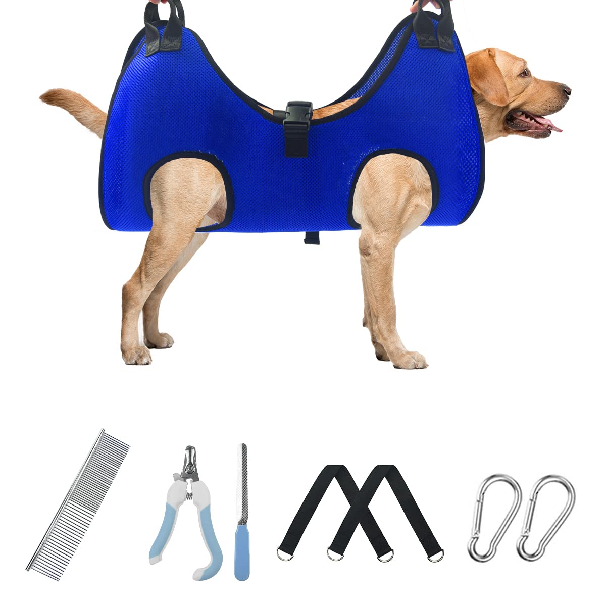 Vbuy Pet Dog Grooming Hammock For Nail Trimming,Dog Restraint Hanging Harness For Nail Clipping,Dog Grooming Sling For Large Dog