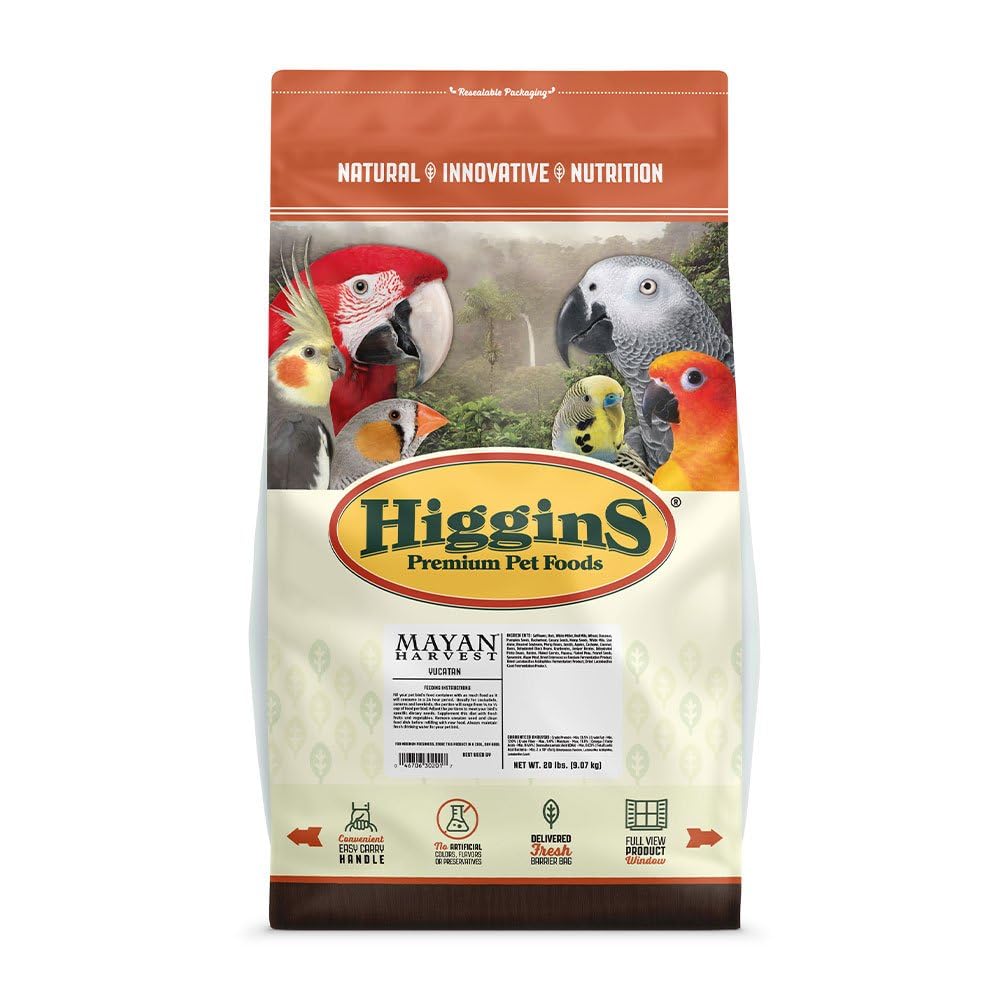 Higgins 466201 Higg Mh Yuca For Small Hookbill, 20 Lb