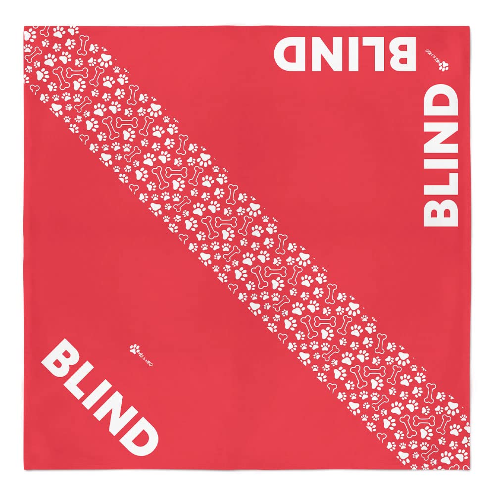Max And Neo Dog Bandanas - We Donate 1 For 1 To Dog Rescues For Every Product Sold (5 Pack, Blind)