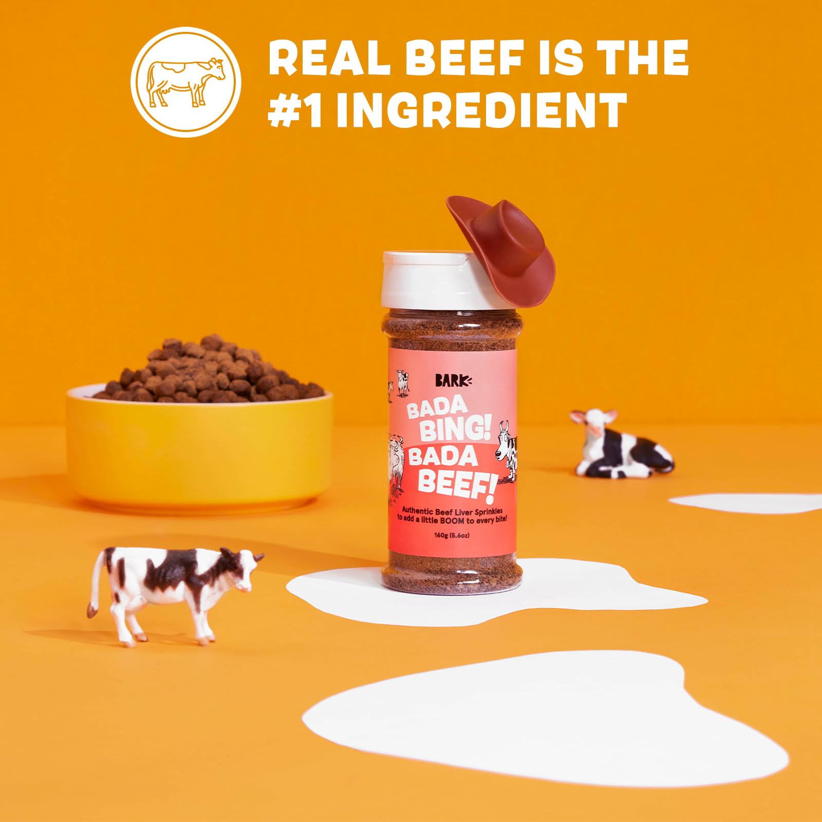 Barkbox - Bada Bing Bada Beef - Dry Dog Food Toppers with High Protein, Limited Ingredients - Meal Enhancer for Large & Small Br