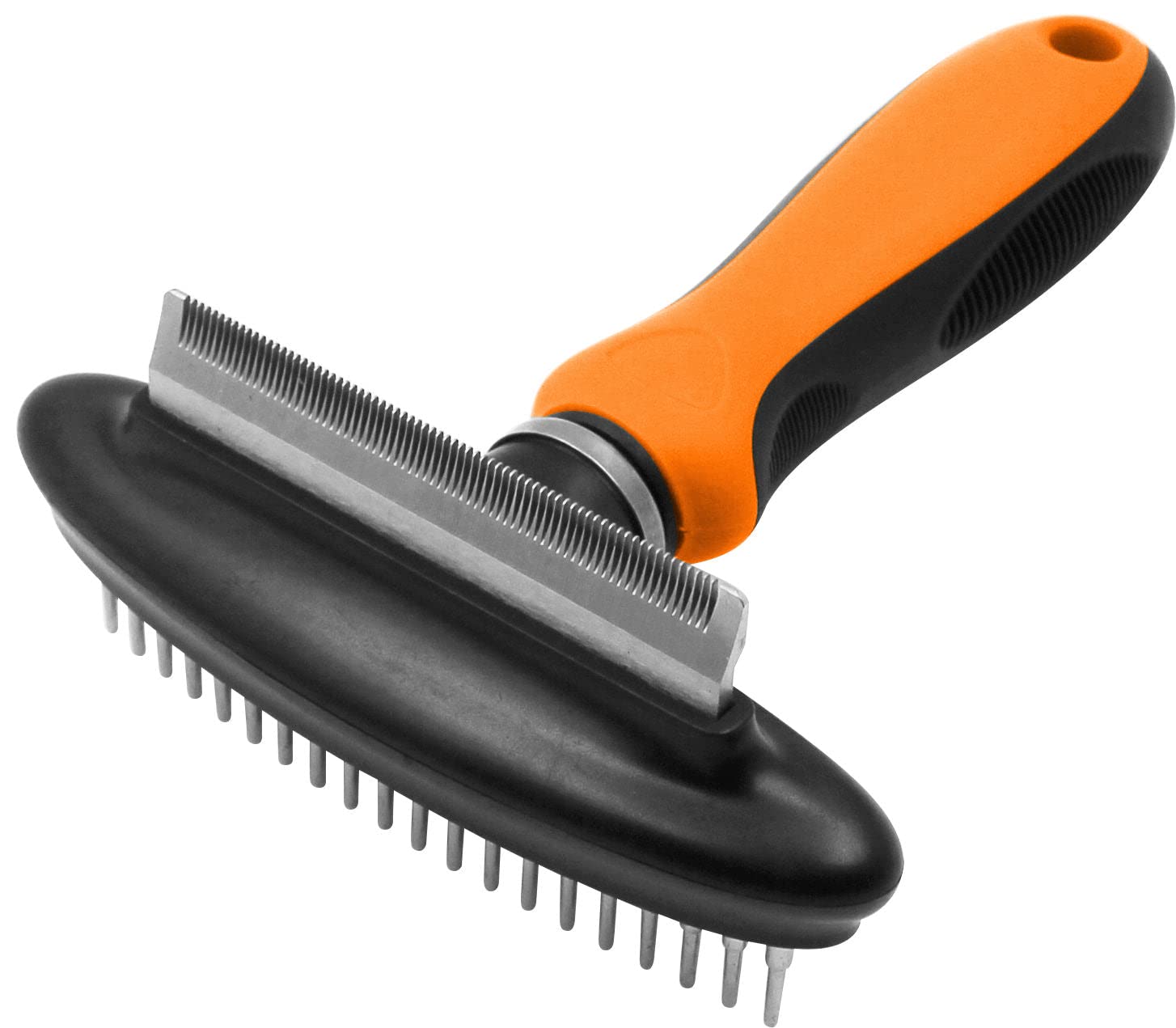 Pet Life  Flex Series 2In1 Dualsided Grooming Undercoat Pet Rake And Deshedder