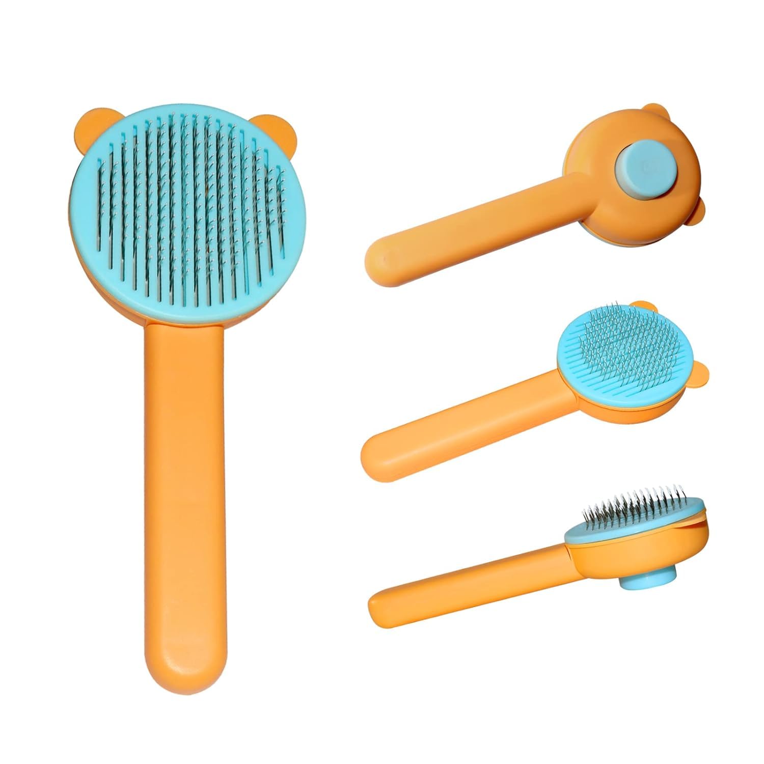 Self Cleaning Brush For Cats And Dogs.Cat Brushes For Indoor Cats.Pet Grooming Self Cleaning Brushes For Cats & Dogs.Pet Groomin