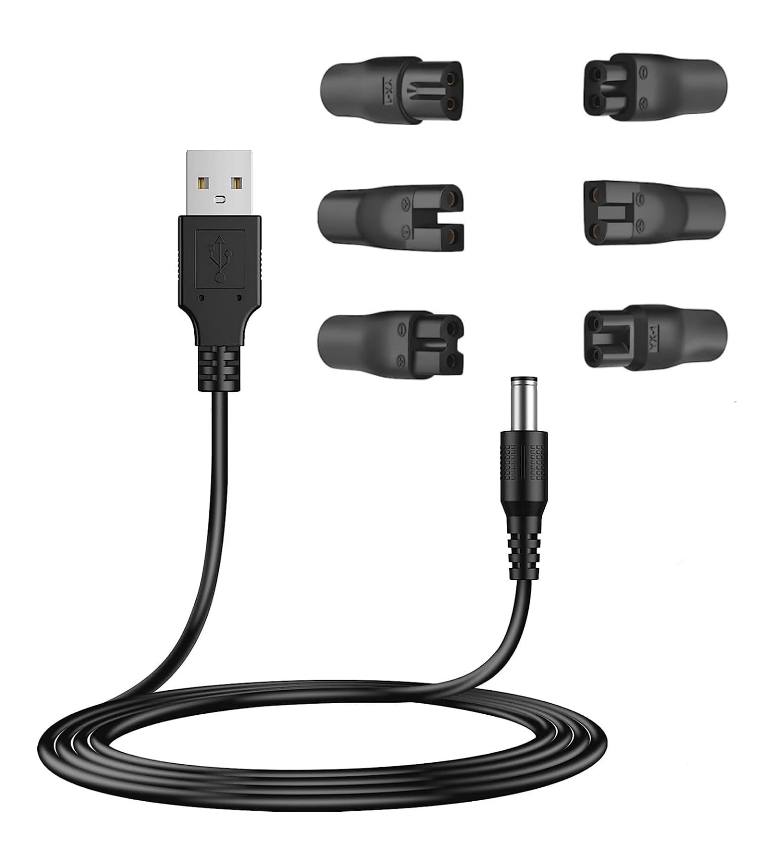Aliwisdom Universal Replacement Charger Usb For Various Brands Electric Hairdressers/Electric Dog Clippers/Electric Shavers/Hair