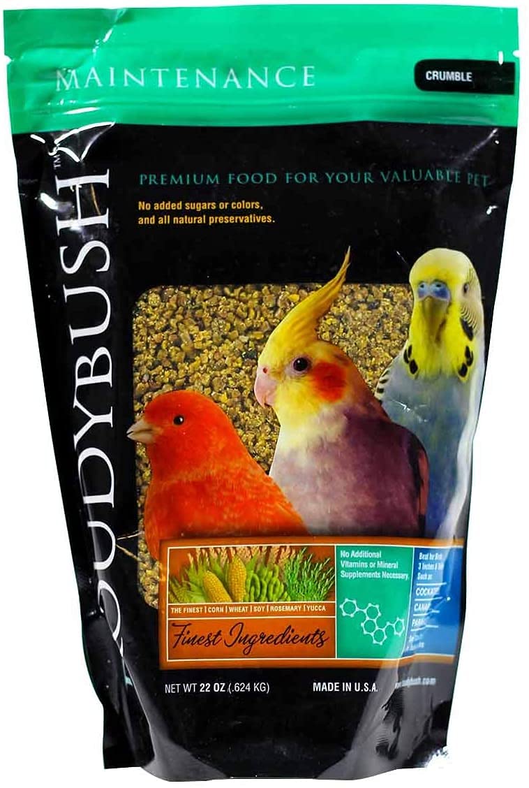 Roudybush Daily Maintenance Bird Food, Crumbles, 22-Ounce, Multicolor, 222CRDM, 1.37 Pound (Pack of 1)