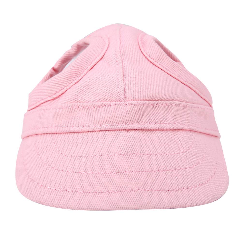 Pet Dog Hat Cat Dog Baseball, Pet Sunbonnet With Ear Holes Adjustable Stripe, Cute Pet Dog Travel Sport Hat For Spring Summer Hi