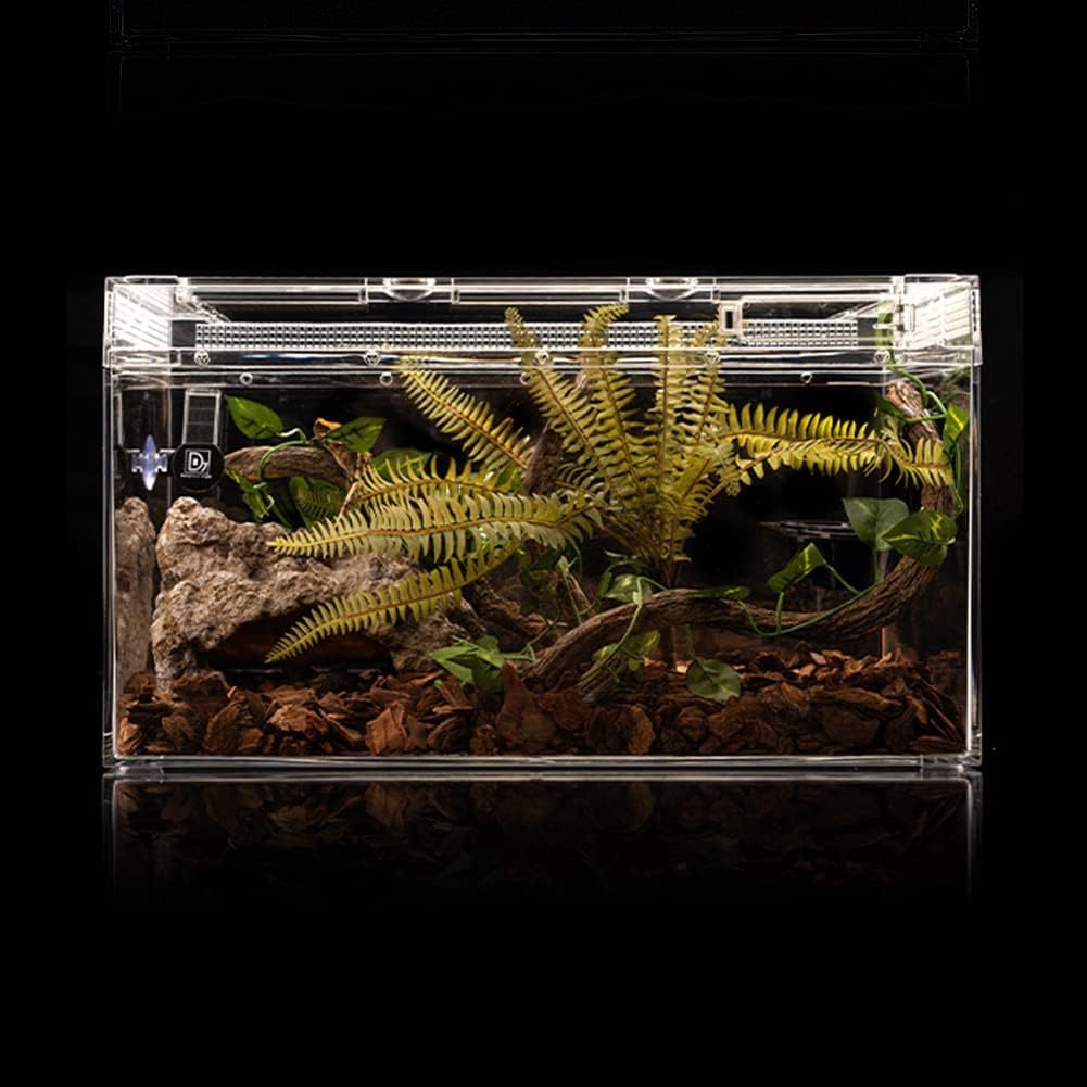 Reptile Hides Large Rock Reptile Cave Hideout Terrarium Habitat Decor Ornament Shelter For Snake Geckos Lizards Bearded Dragon Turtle Frogs Amphibians