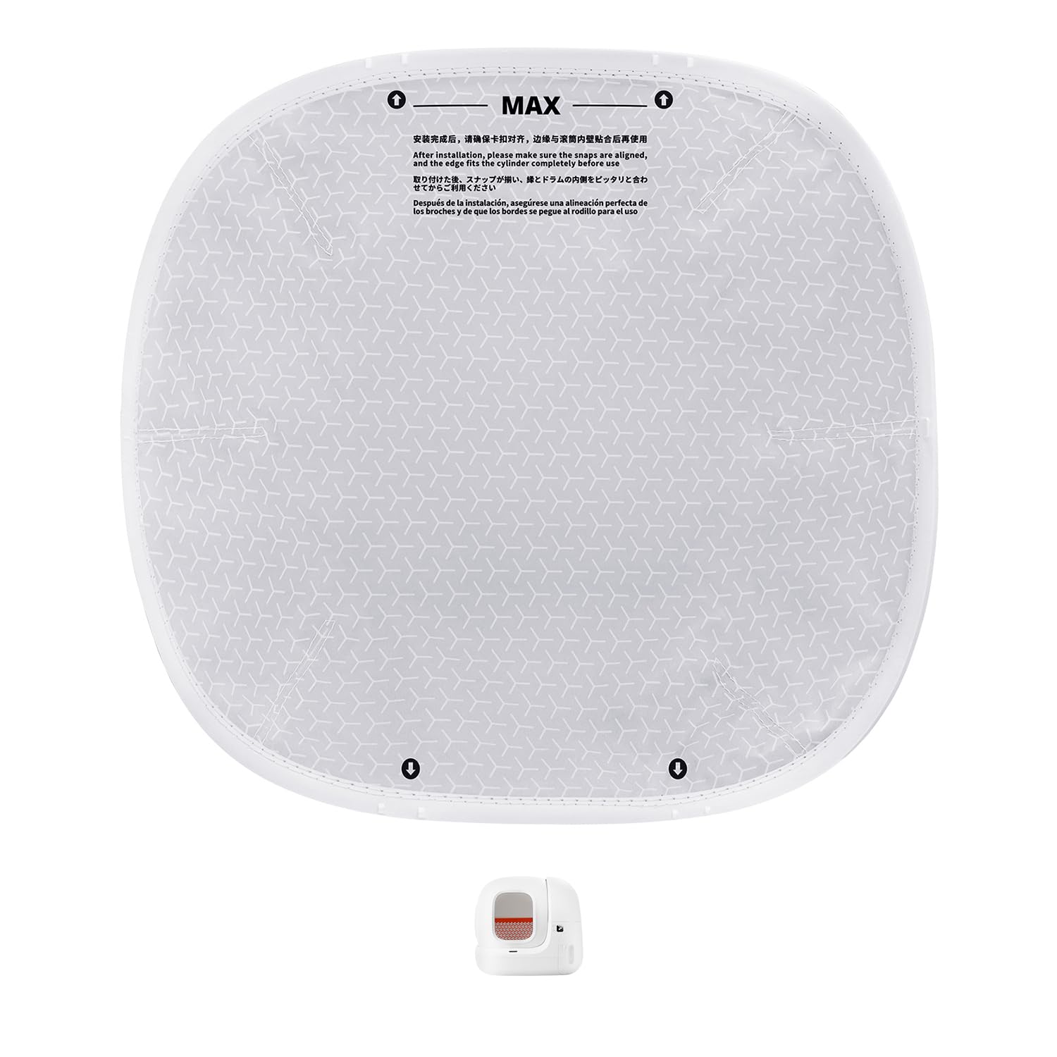 PETKIT Replaced Cat Litter Pad for PuraMax Automatic Cat Litter Box, Waterproof Leakproof Replacement Litter Mat, Scratch Resist