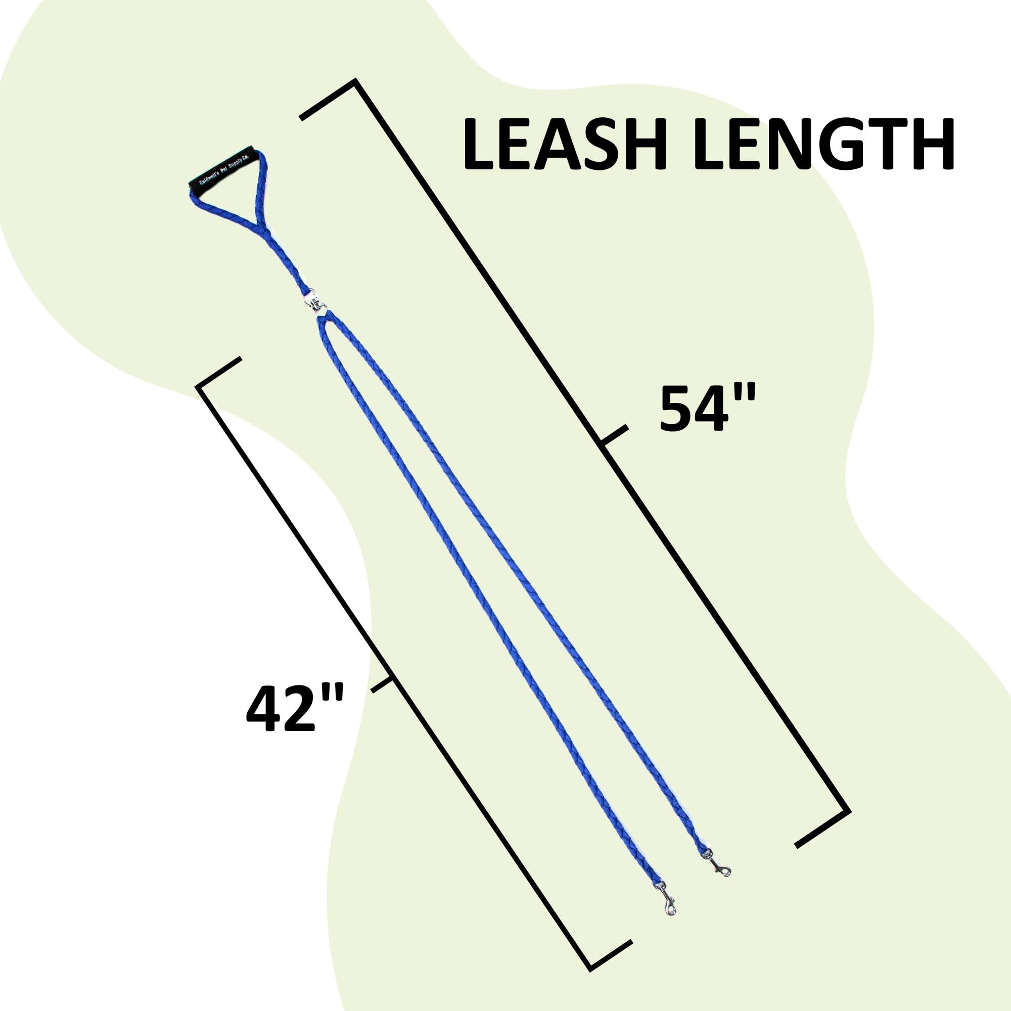 Caldwell'S Pet Supply Co. Dual Dog Leash, Double Dog Leash For Two Dogs, Tangle Free, Heavy Duty Double Ended Tandem Leashes Wit