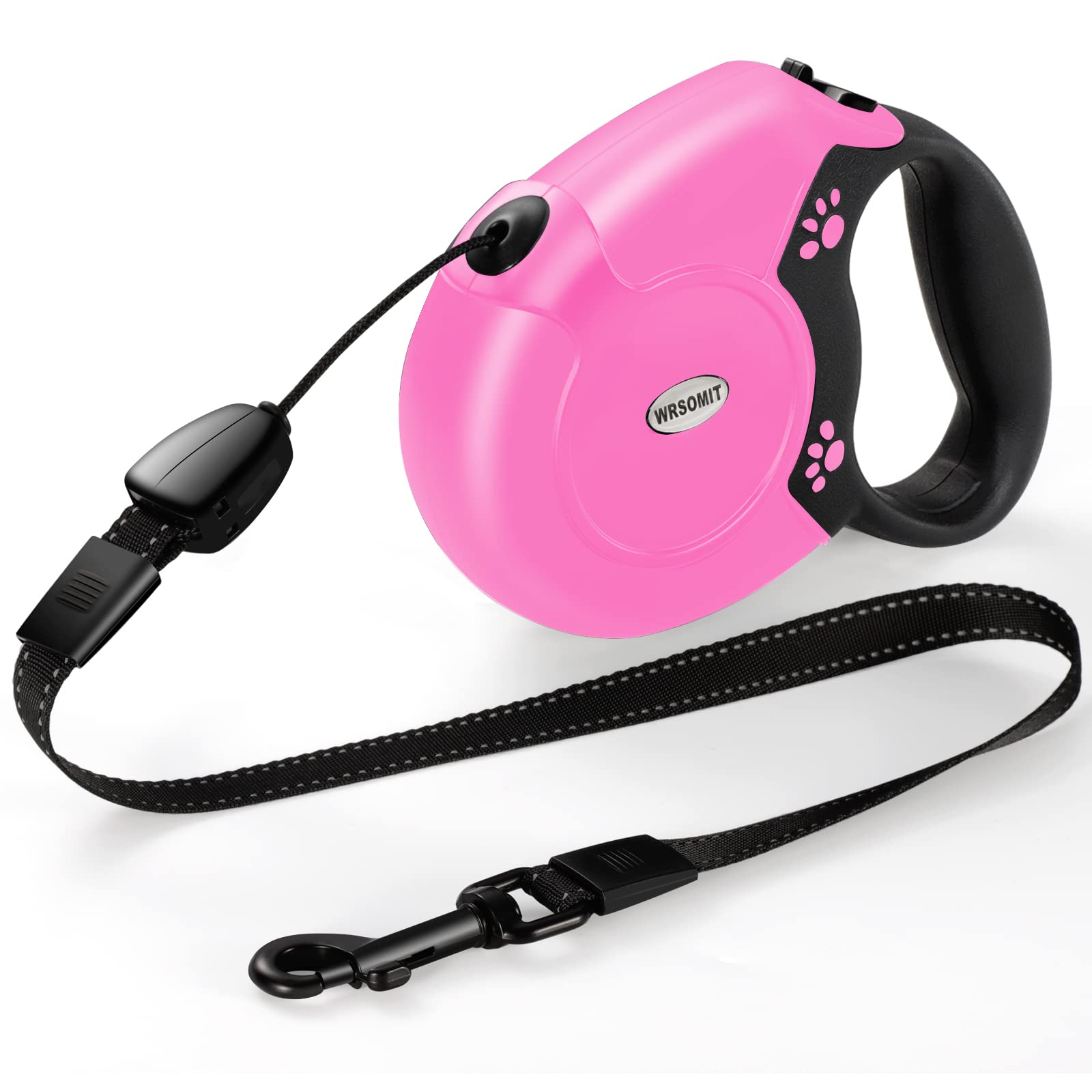 Wrsomit Retractable Dog Leash, 26 Ft Heavy Duty Pet Walking Leash For Small Medium Large Dogs Up To 99Lbs, Anti-Slip Handle, 360