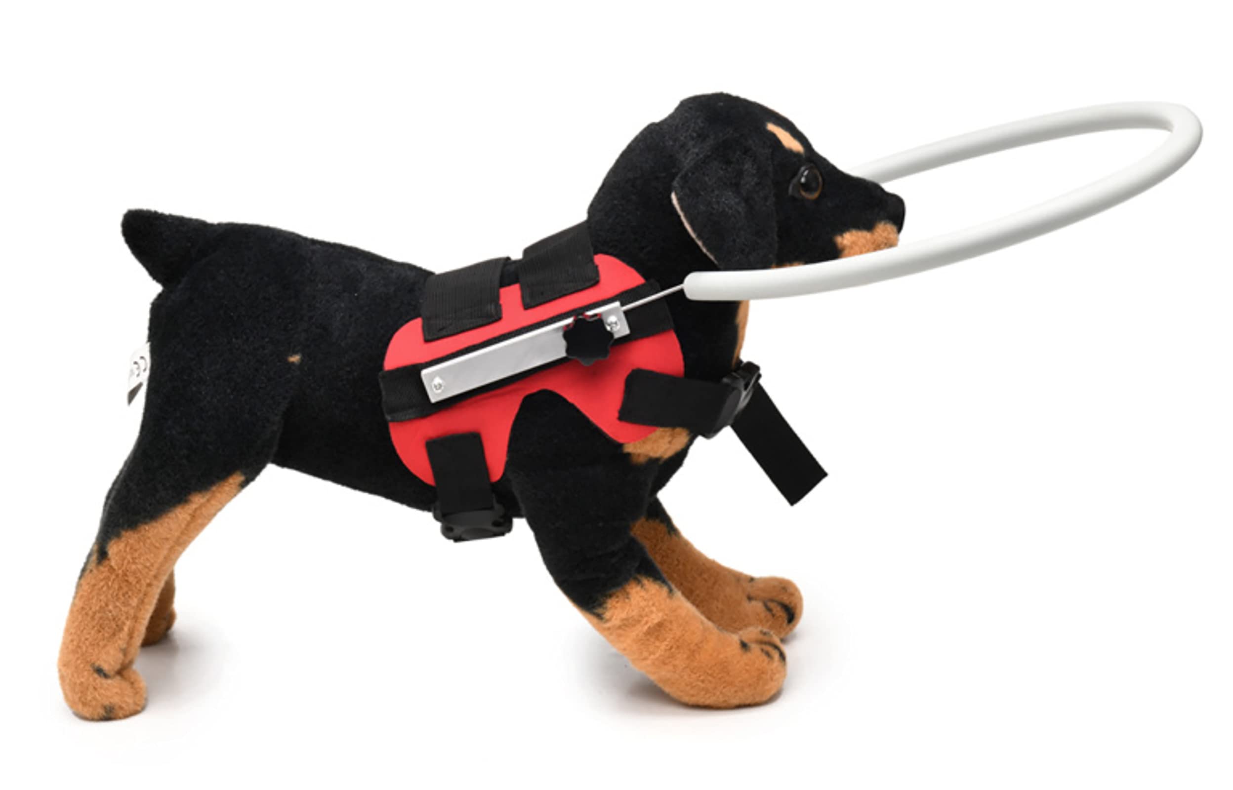 Ring Harness For Dog, Adjustable Dog Ring, Bumper Guards For Dogs Red Small