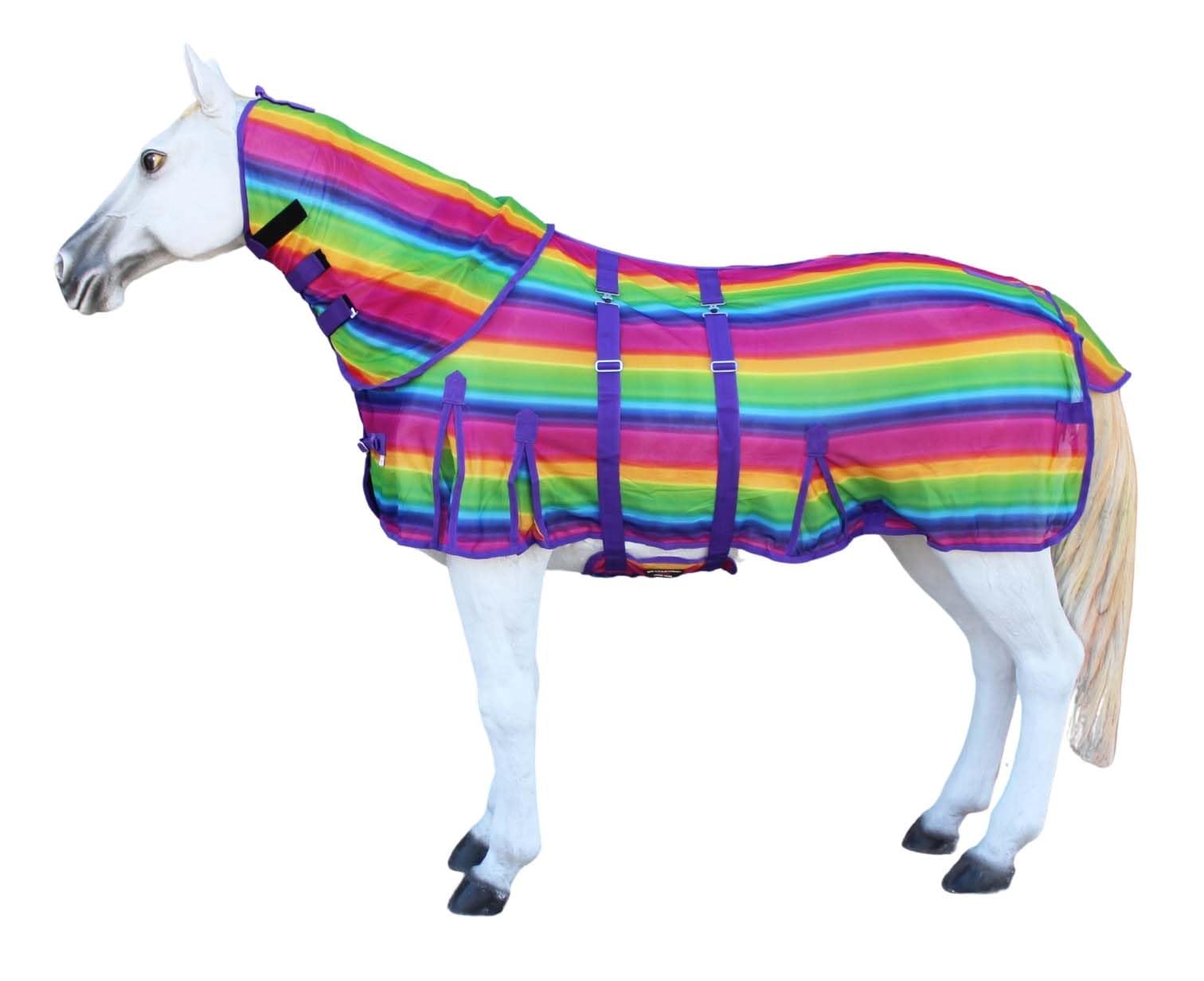 Challenger 70'' Horse Mesh Summer Flysheet Spring Airflow Neck 73149