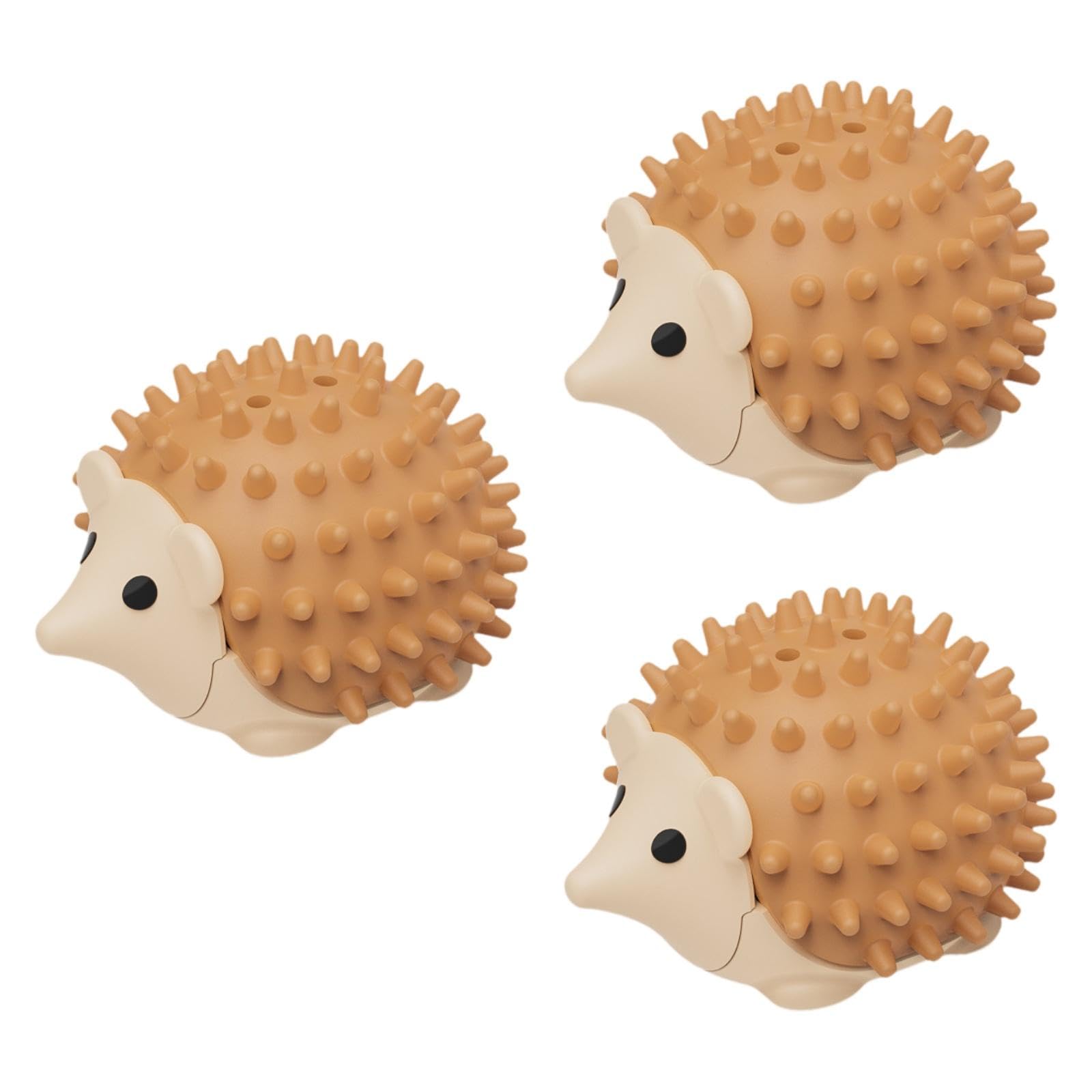 Ecomistiq 3 Pieces Catnip Toys Balls Kitten Toy Cute Cat Ball For Kitty Coffee| Toys| Supplies |Pet