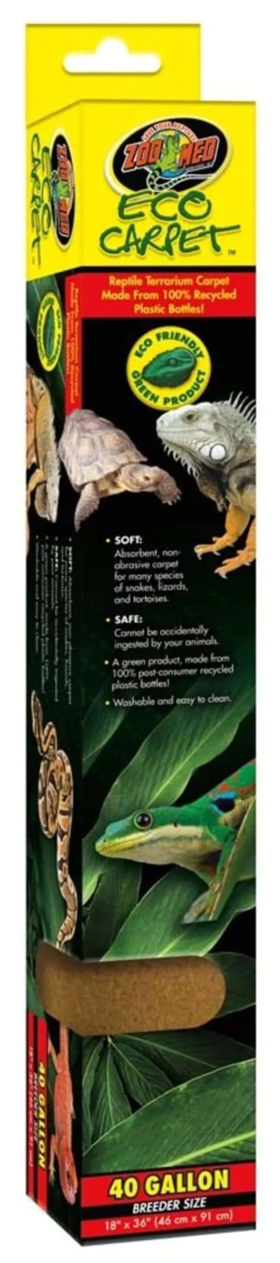 Zoo Med Eco Carpet Reptile Carpet - Tan - 40 gal breeder (18 x 36)