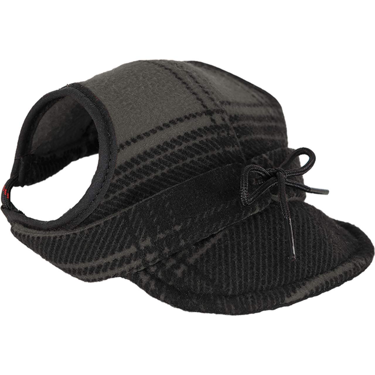 Stormy Kromer Critter Kromer For Her, Black/Gray Plaid, Large