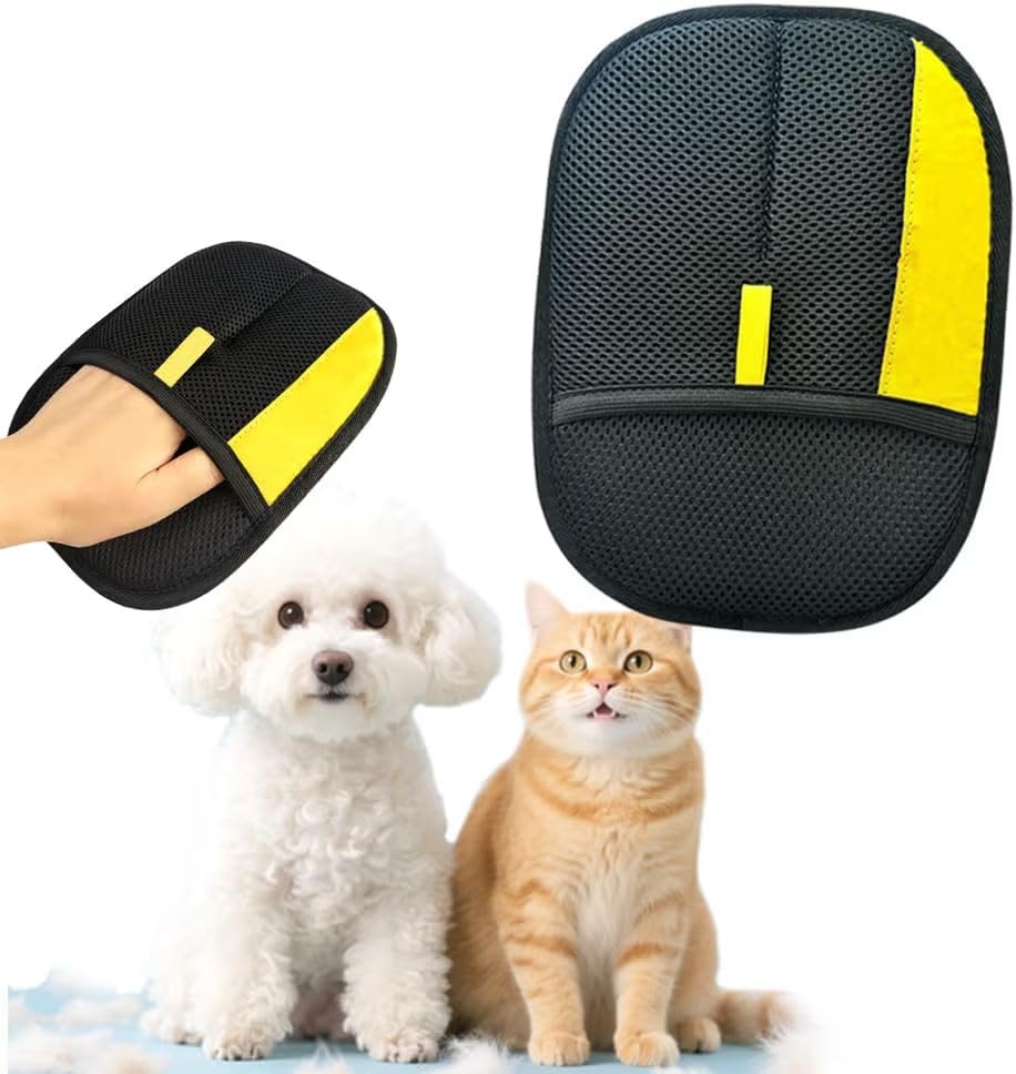 Pet Hair Removal Tool, Electrostatic Pet Hair Remover,Static Removal Gloves For Pet Hair, Dog And Cat Hair Remover Electrostatic