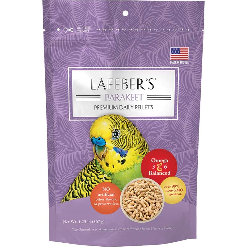 Lafebers Premium Daily Diet Pellets for Parakeets 1.25 lb