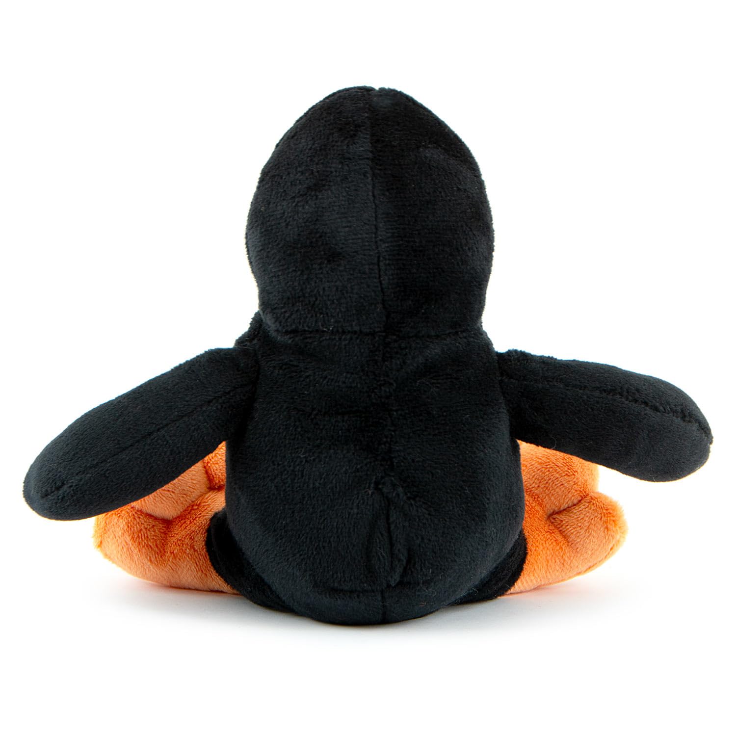 Jeffers Pet Plush Dog Toy With Squeaker, Black Penguin 6'' - Soft Crinkle Fabric, Safe & Durable, Healthy Fun For Small & Medium