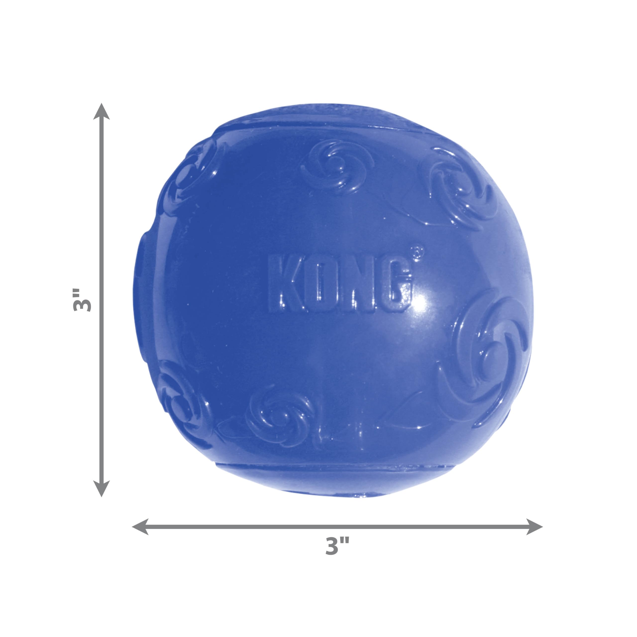 Kong Squeezz Ball Dog Toy, Large, Colors Vary