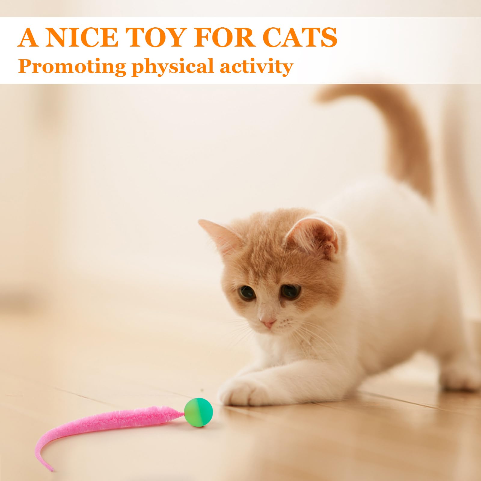 Yishangfa Bouncy Balls For Cats 5 Pack