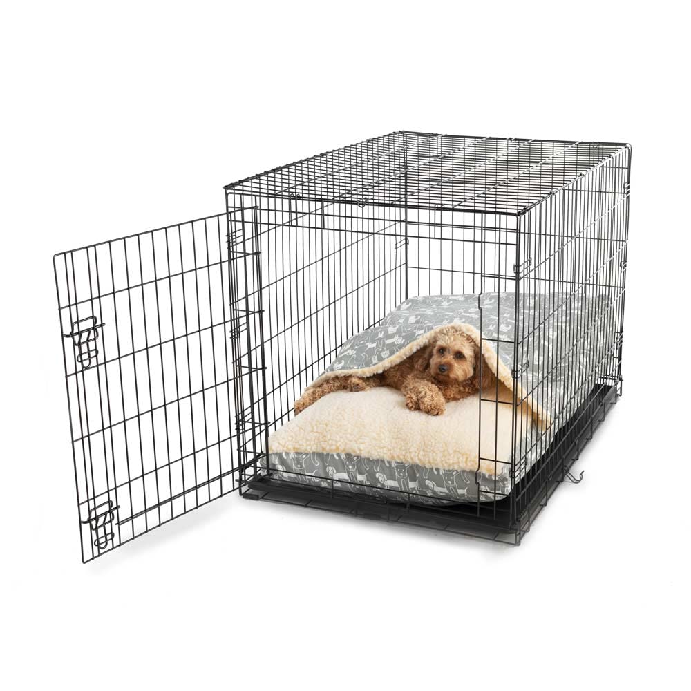 Snoozer Luxury Cozy Cave Crate Pet Bed, Small - Pedigree Storm