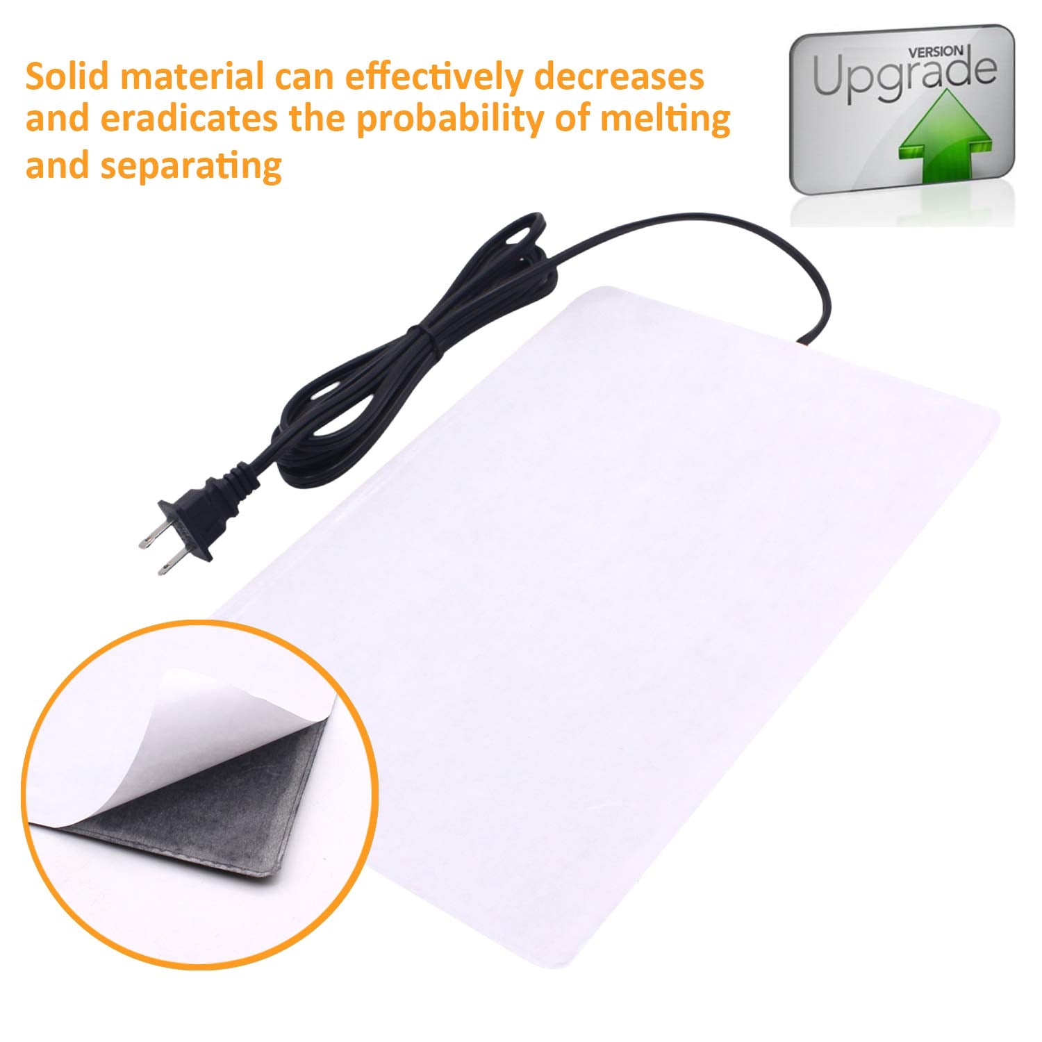 Aiicioo Reptile Heating Pad - Hermit Crab Heater Heat Mat For Reptiles Snake Lizard Terrarium 8 Watt 2Pack