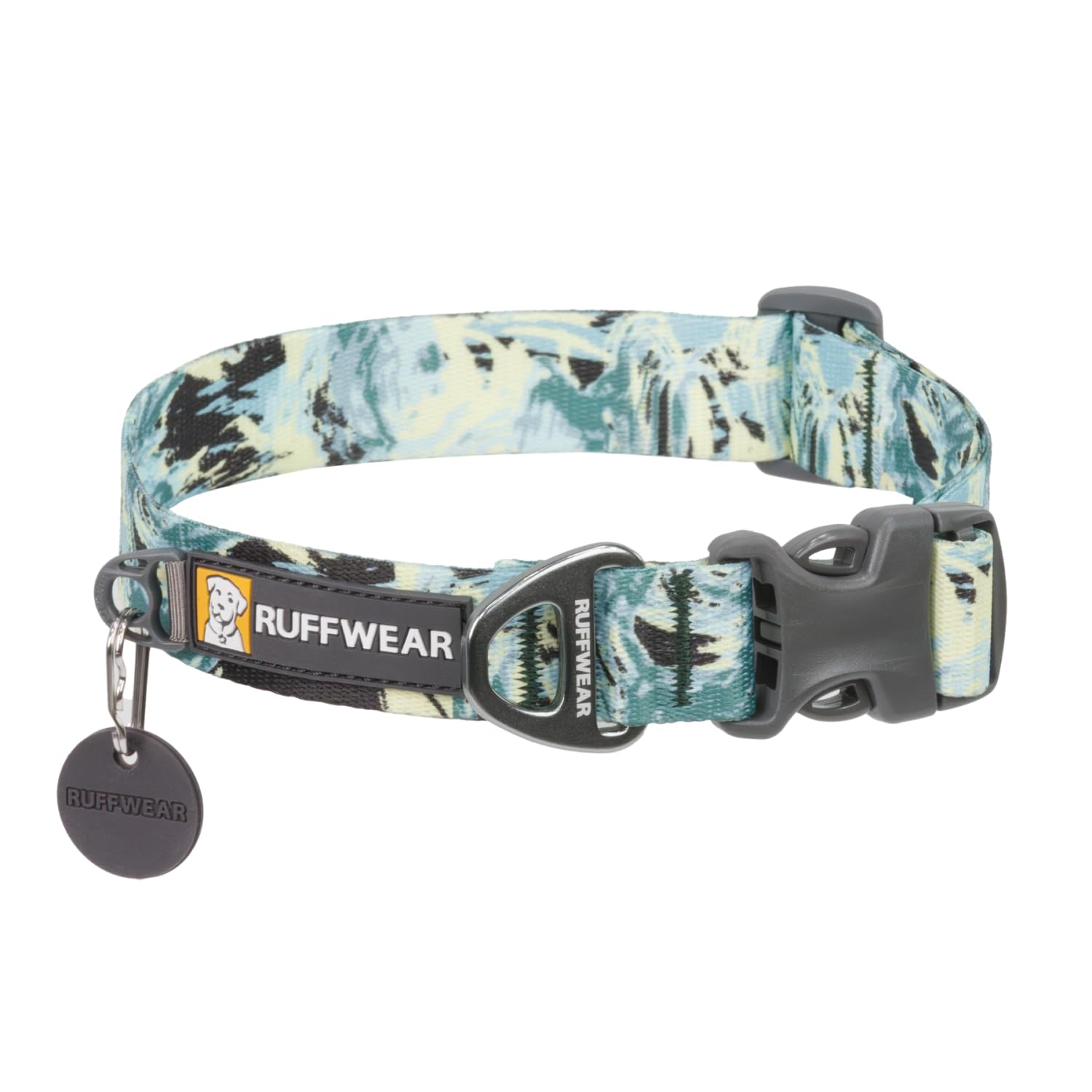 Ruffwear, Front Range Dog Collar, Durable And Comfortable Collar For Everyday Use, Sweeping Sage, 14''-20''