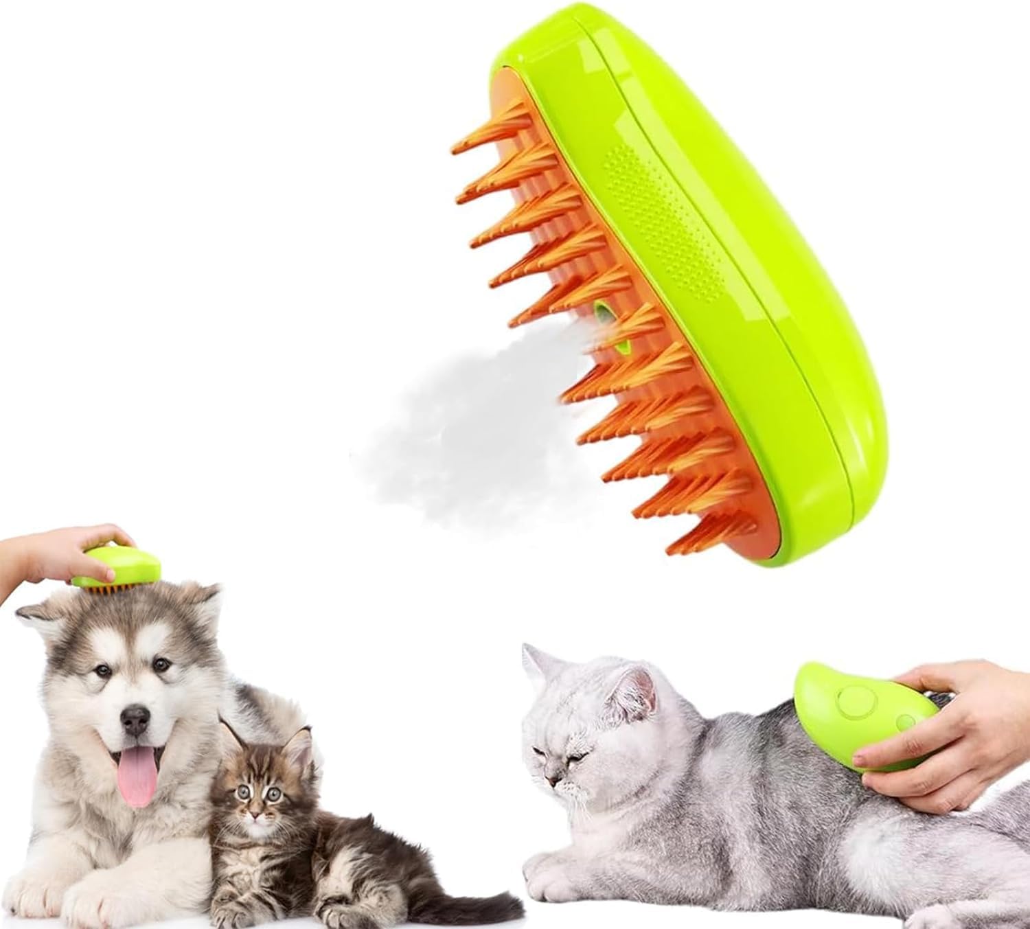 Spray Cat Brush For Shedding, Remove Static Flying Hair Pet Grooming Brush Self Cleaning Dog Brush Suitable For Long And Short H