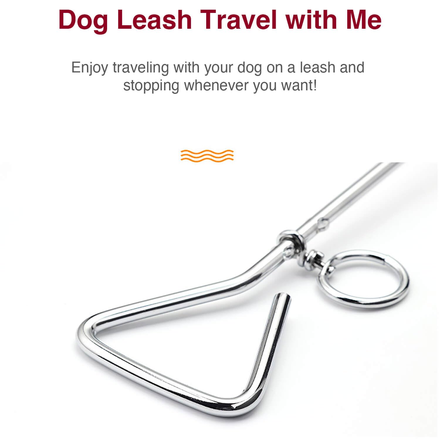 Frxat Dog Tie Out Stake, Outside Dog Leash&Chain For Camping And Yard, 16'' Heavy Duty Anti Rust Spiral Stake For Medium-Large D