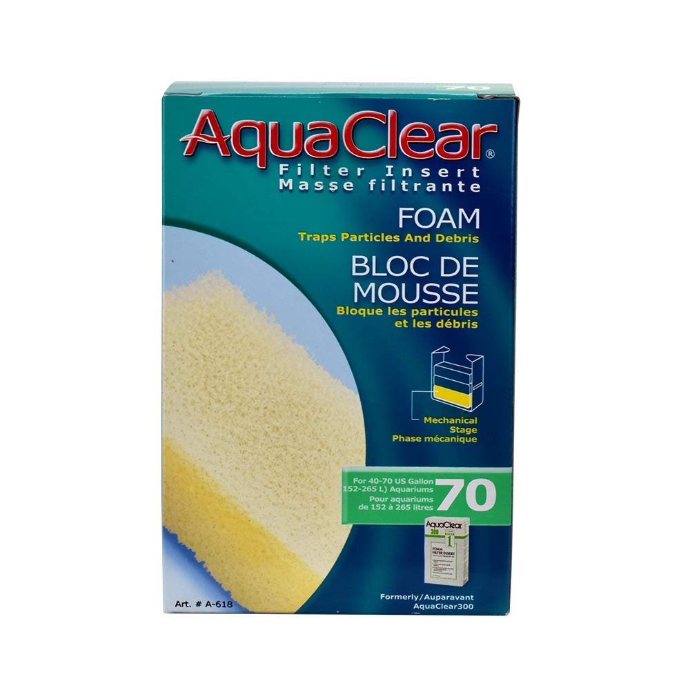 Aqua Clear 70 Foam, White (A618)