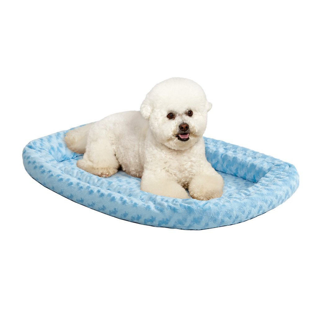 Midwest Homes For Pets Double Bolster Bed, 36, Blue