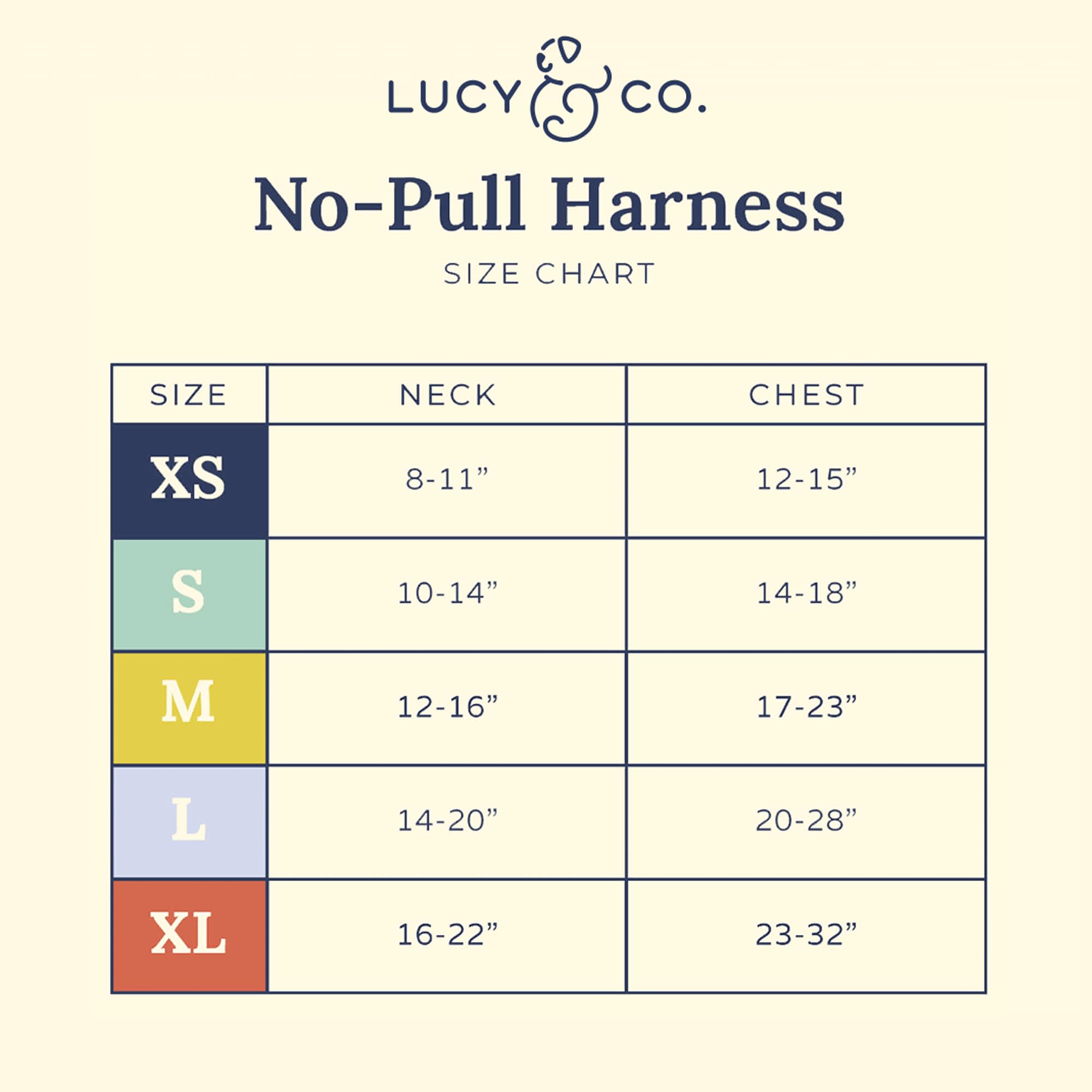 Lucy & Co. The Midnight No-Pull Dog Harness - Size Large - Vest to Stop Pulling & Walk Easy - Comfortable Leash Training Product