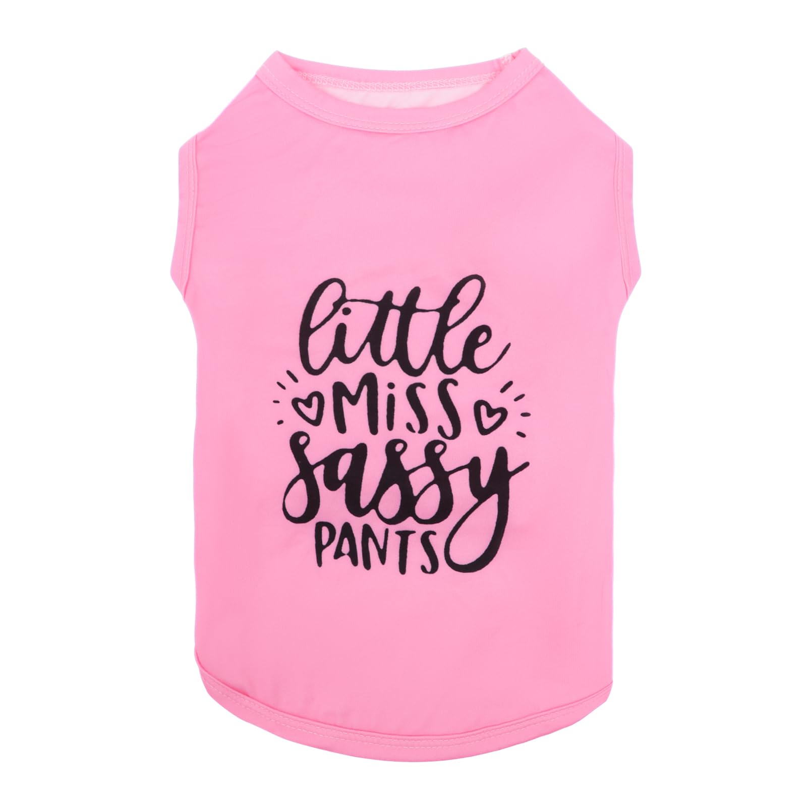 Cutebone Soft Dog Shirt Pink Lightweight Small Puppy T-Shirts Pet Clothes Breathable Tee Vest Stretchy Outfit Cat Apparel Bx01S-