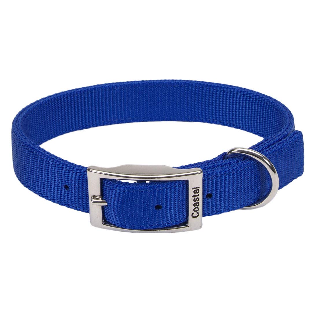 Coastal Pet - Double-Ply Dog Collar, Blue, 1'' x 26''